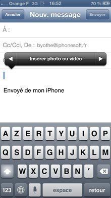 Intégrer facilement une image dans un mail Intégrer facilement une image dans un mail