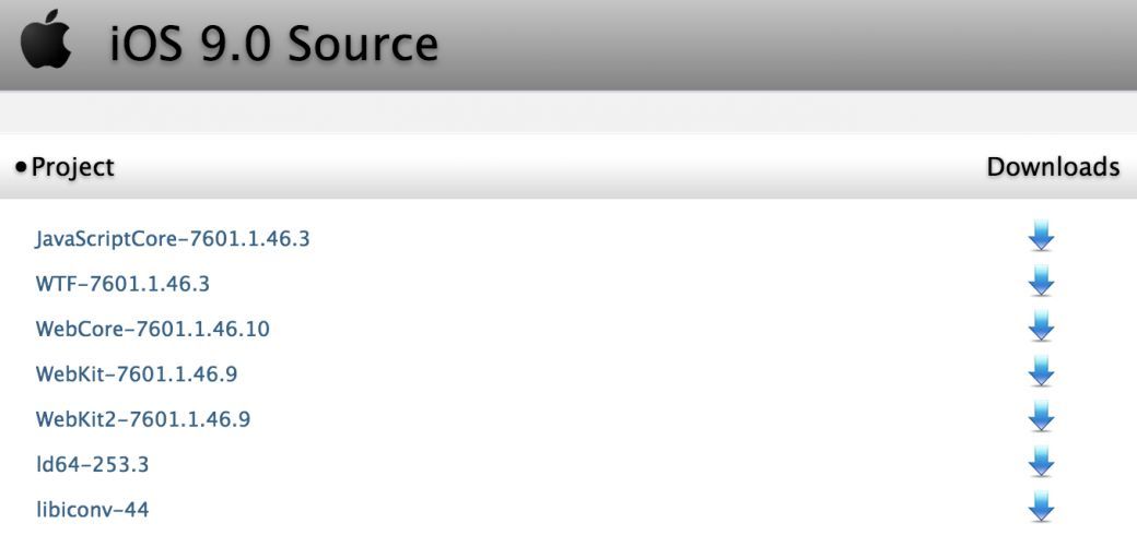 apple open source ios 9 apple open source ios 9