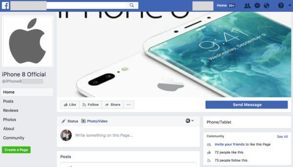 iphone facebook fake iphone facebook fake
