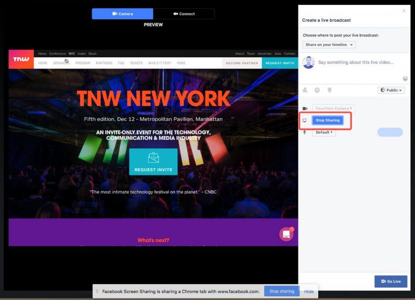 share facebook live ecran mac share facebook live ecran mac