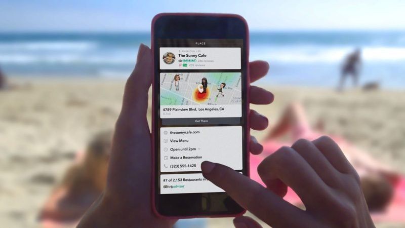 Snap Impossible De Trouver Les Identifiants Snapchat propose des cartes contextuelles à intégrer aux Snaps - iPhone