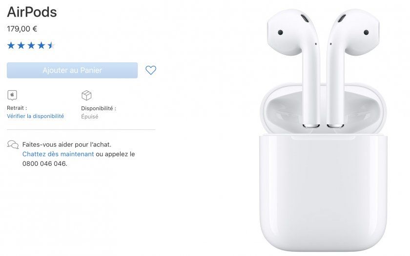 airpods stock epuise airpods stock epuise
