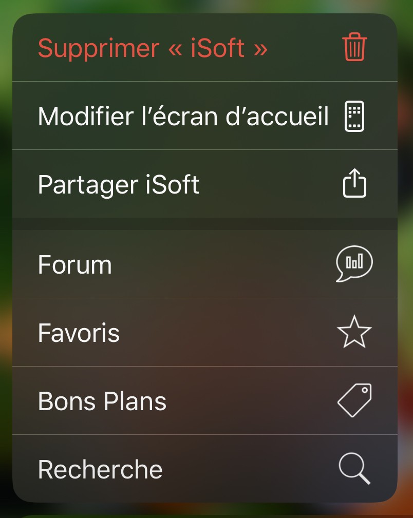 ios 13.2 supprimer app