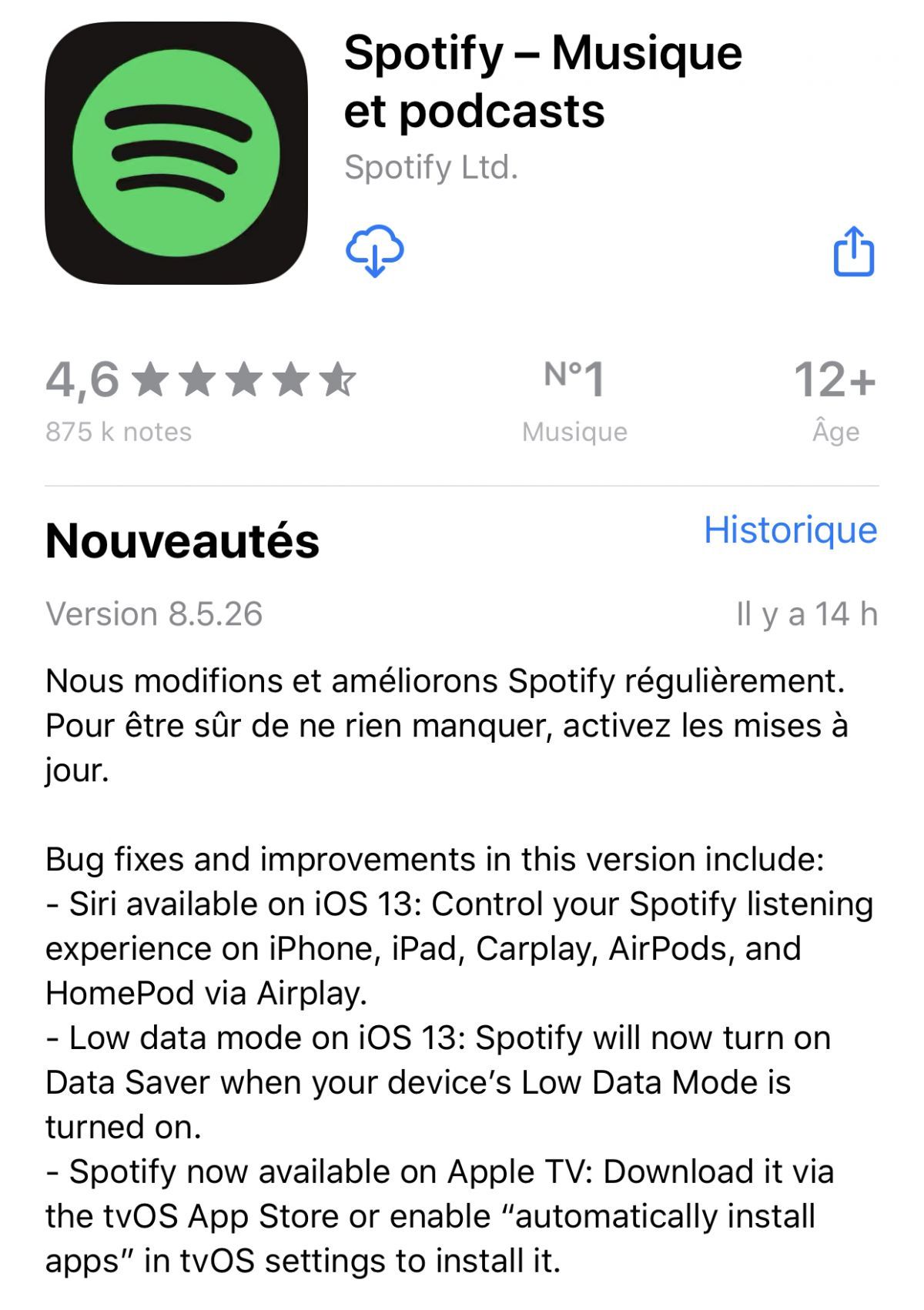siri disponible sur spotify ios siri disponible sur spotify ios
