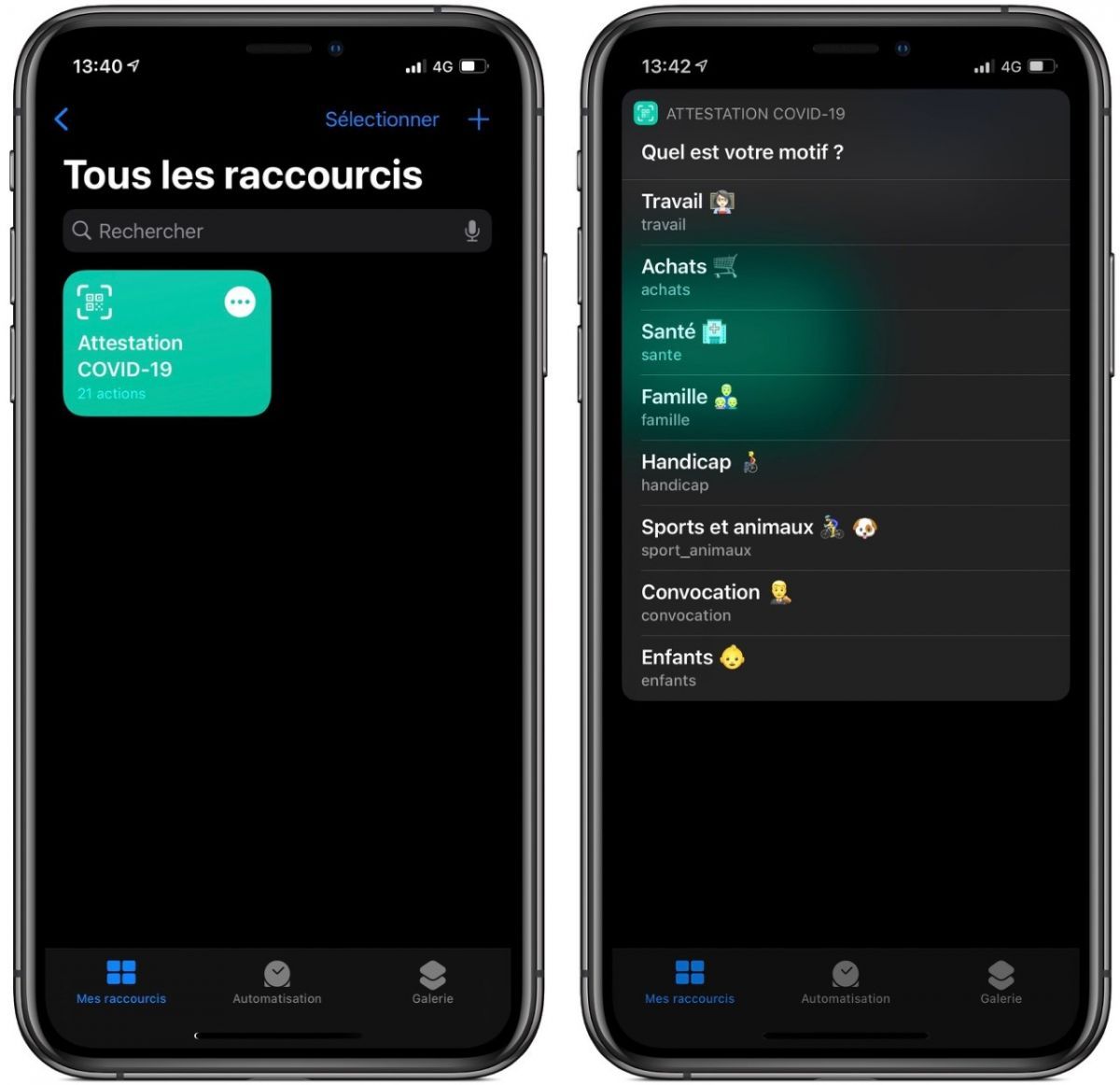 tuto generation attestation4