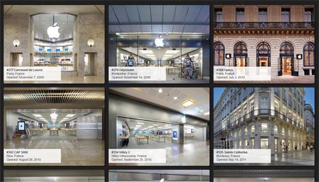 Une photo de tous les Apple Store dans le monde Une photo de tous les Apple Store dans le monde
