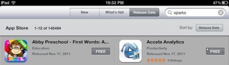 Amélioration d'ergonomie pour l'App Store sur iPad Amélioration d'ergonomie pour l'App Store sur iPad