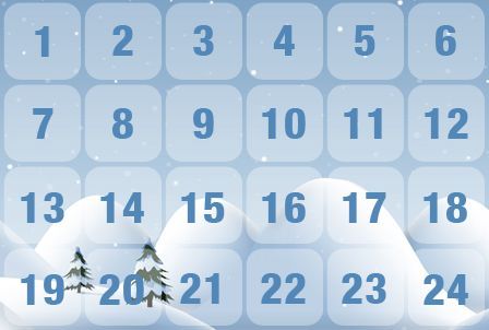calendrier de l'avent