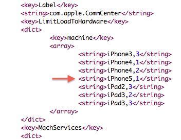 iOS 5.1 : première référence à un iPhone 5