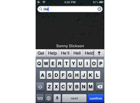 saisie prédictive Saisie prédictive