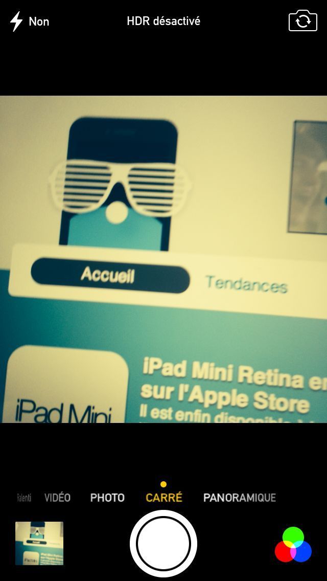 photo carree ios7 photo carree ios7