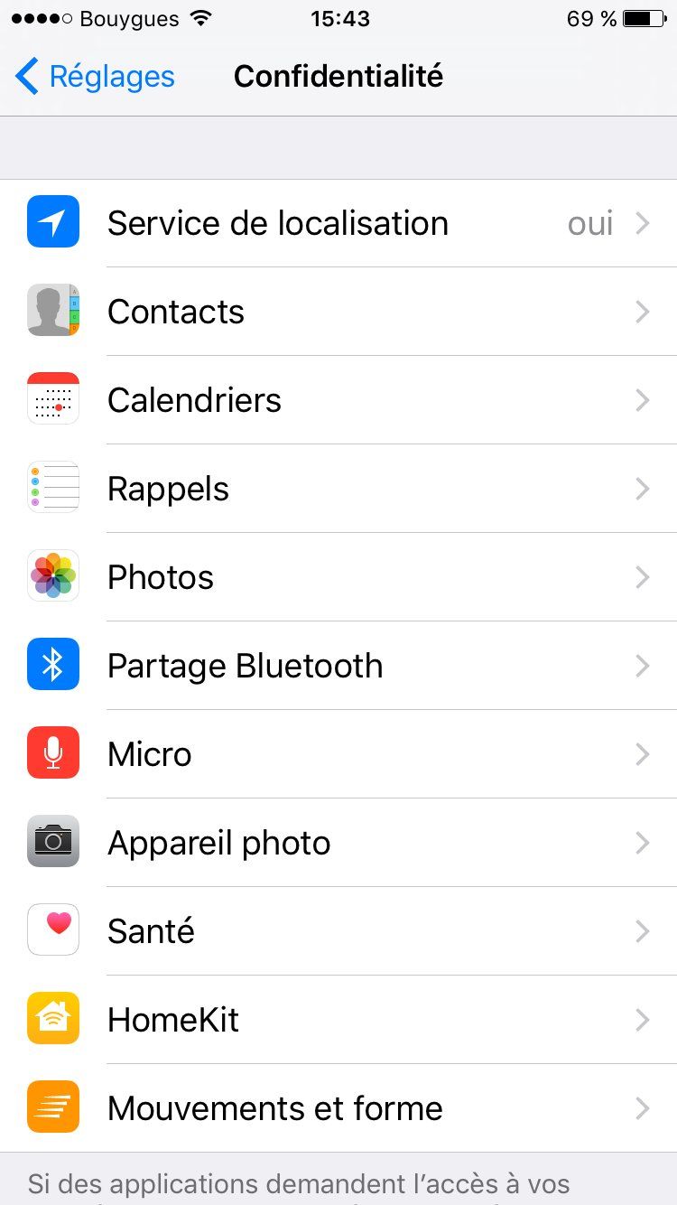 confidentialite ios confidentialite ios