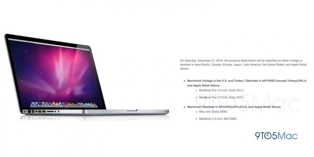 macbook obsolete macbook obsolete