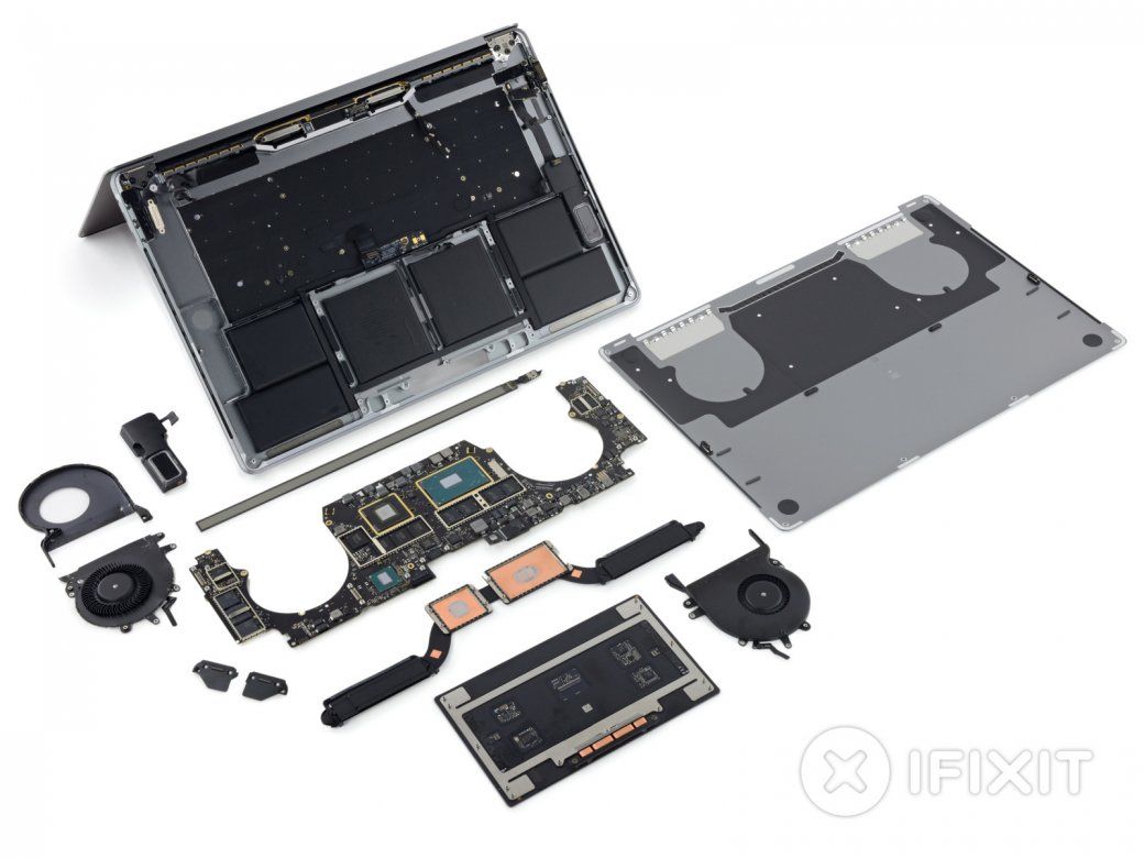 macbook pro demontage pieces