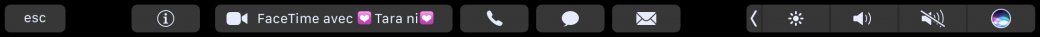 touch bar facetime macbook pro 2016
