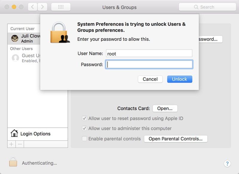 root macos root macos