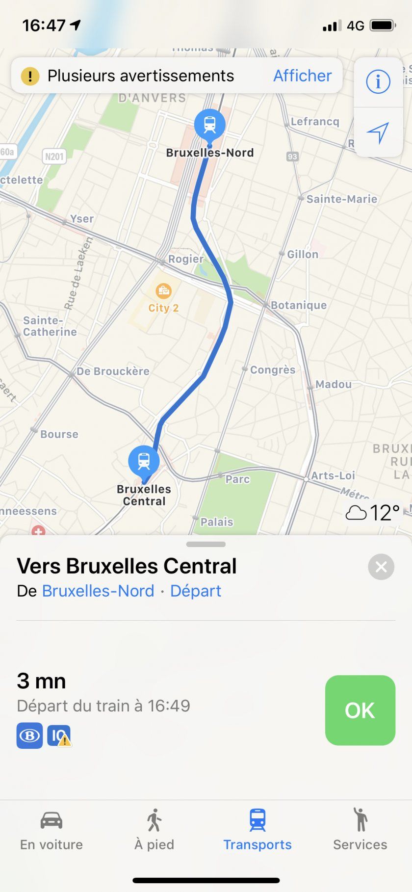 apple plans transit belgique