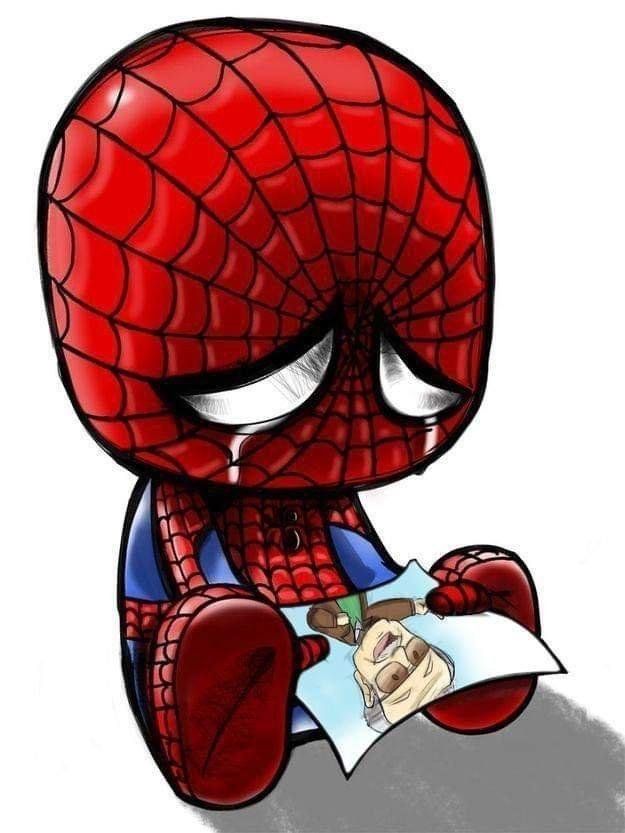 spiderman pleure stan lee spiderman pleure stan lee