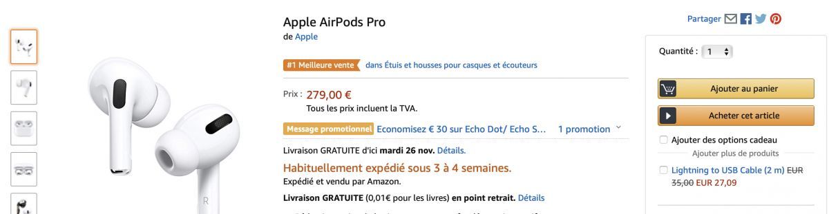 airpods pro chez amazon airpods pro chez amazon