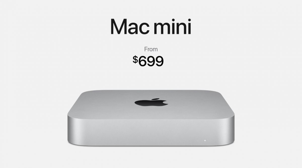 evenement apple novembre 2020 mac mini prix 