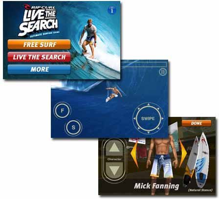 Rip Curl Surfing Game Rip Curl Surfing Game