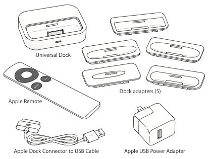 Apple a mis un jour le contenu du dock universel