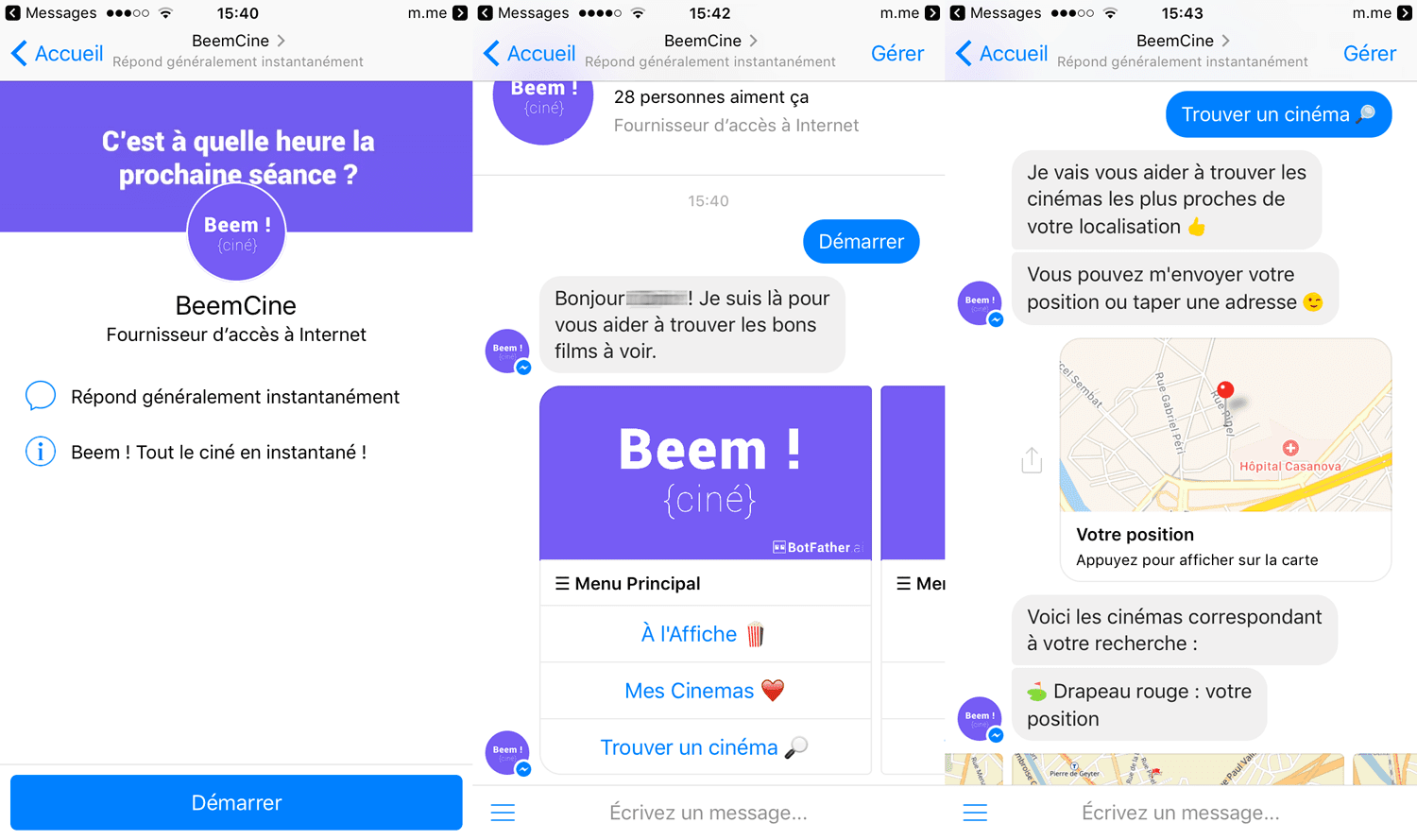 beemcine bot facebook messenger commande beemcine bot facebook messenger commande