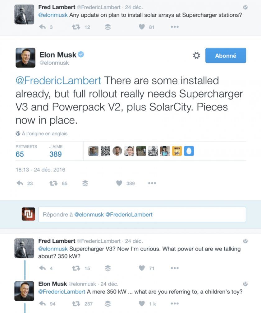 musk tesla supercharger