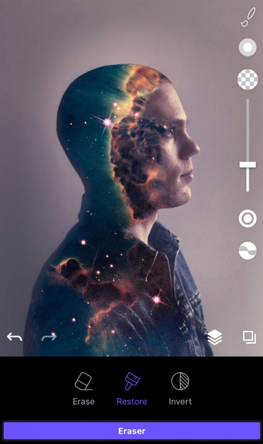 photofox retouche photo double exposition