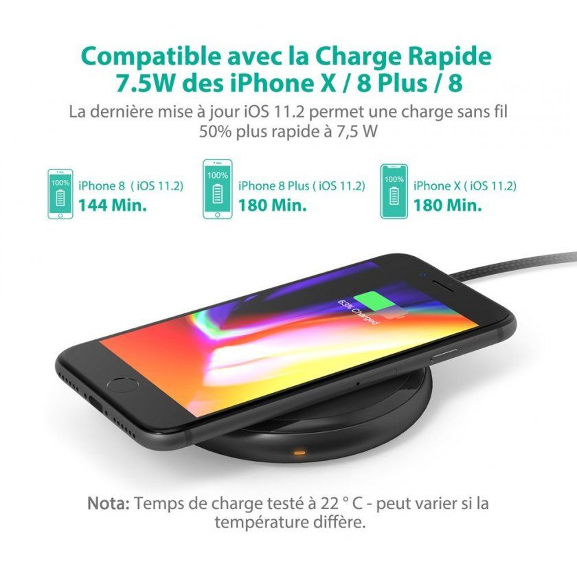 ravpower chargeur iphone x 8 ravpower chargeur iphone x 8