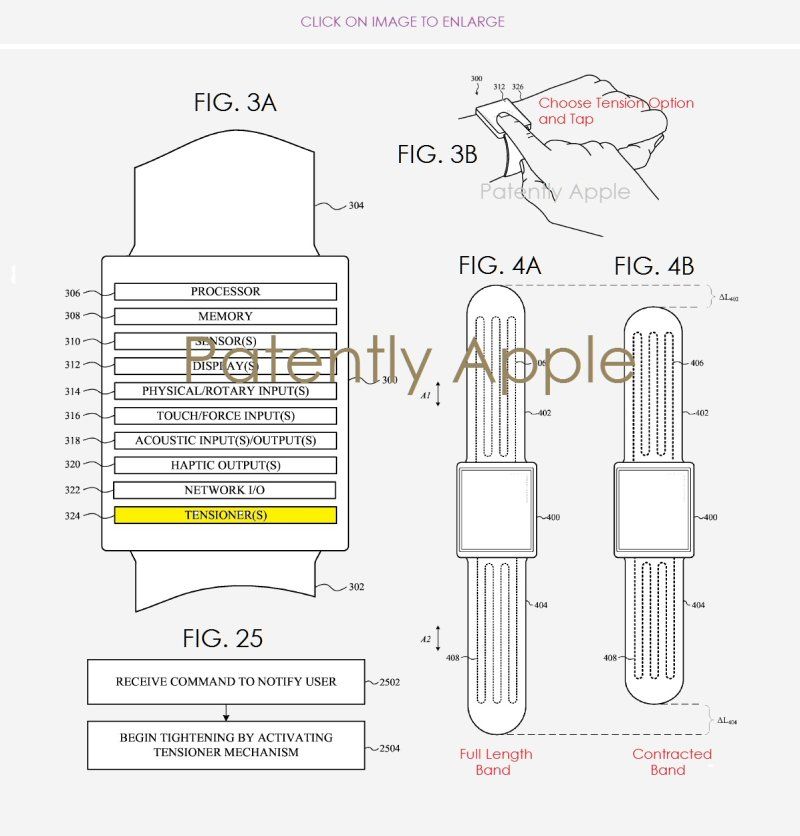 brevet apple watch bracelet automatique brevet apple watch bracelet automatique