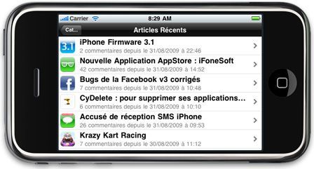 Capture iFonesoft.fr v1 beta