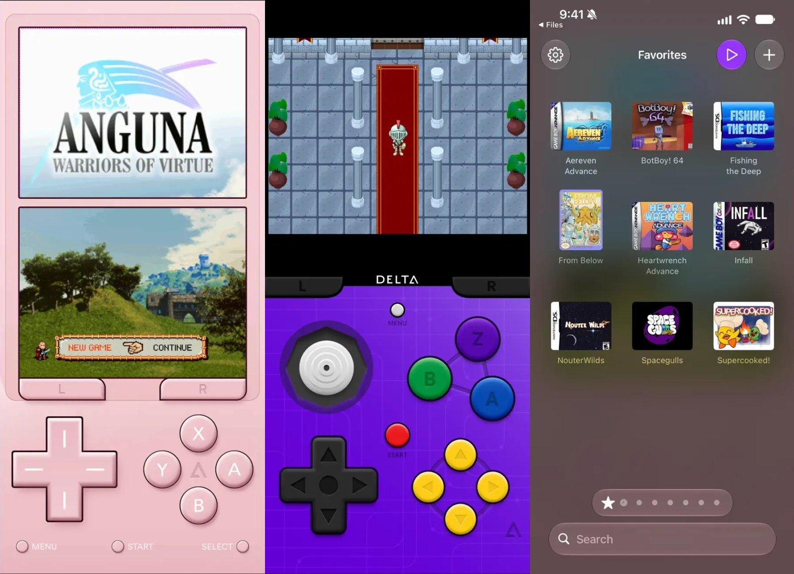 delta game emulator capture app ipa iphone ipad