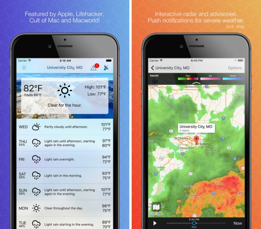 forecast-bar ipa ipad iphone