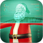 santa tracker and status check icon