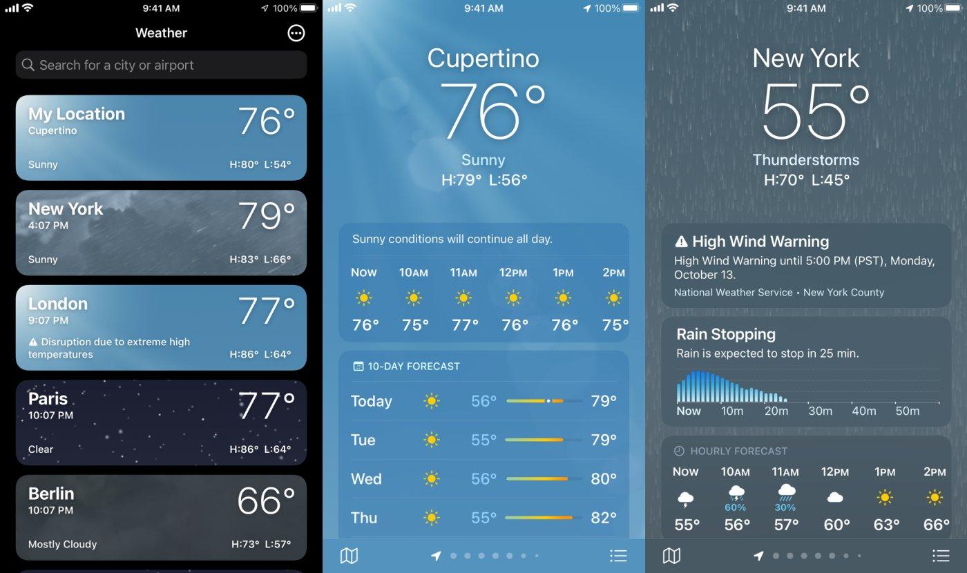 Apple is pushing Dark Sky fans into the Weather app