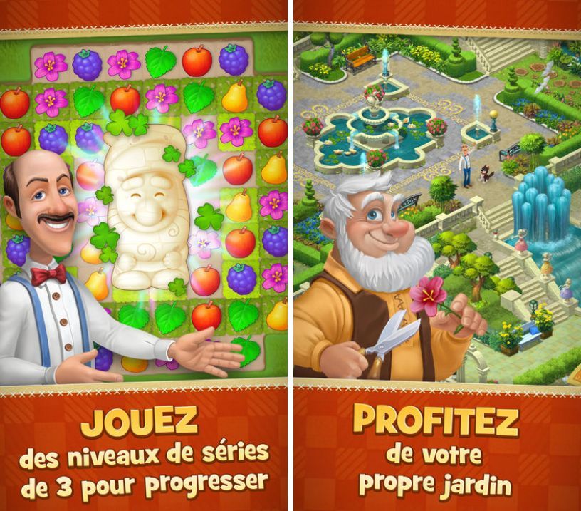 gardenscapes on pc and iphone