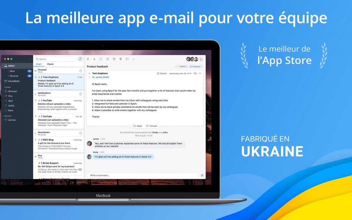 Spark почтовый клиент. Mail app. Spark mail.