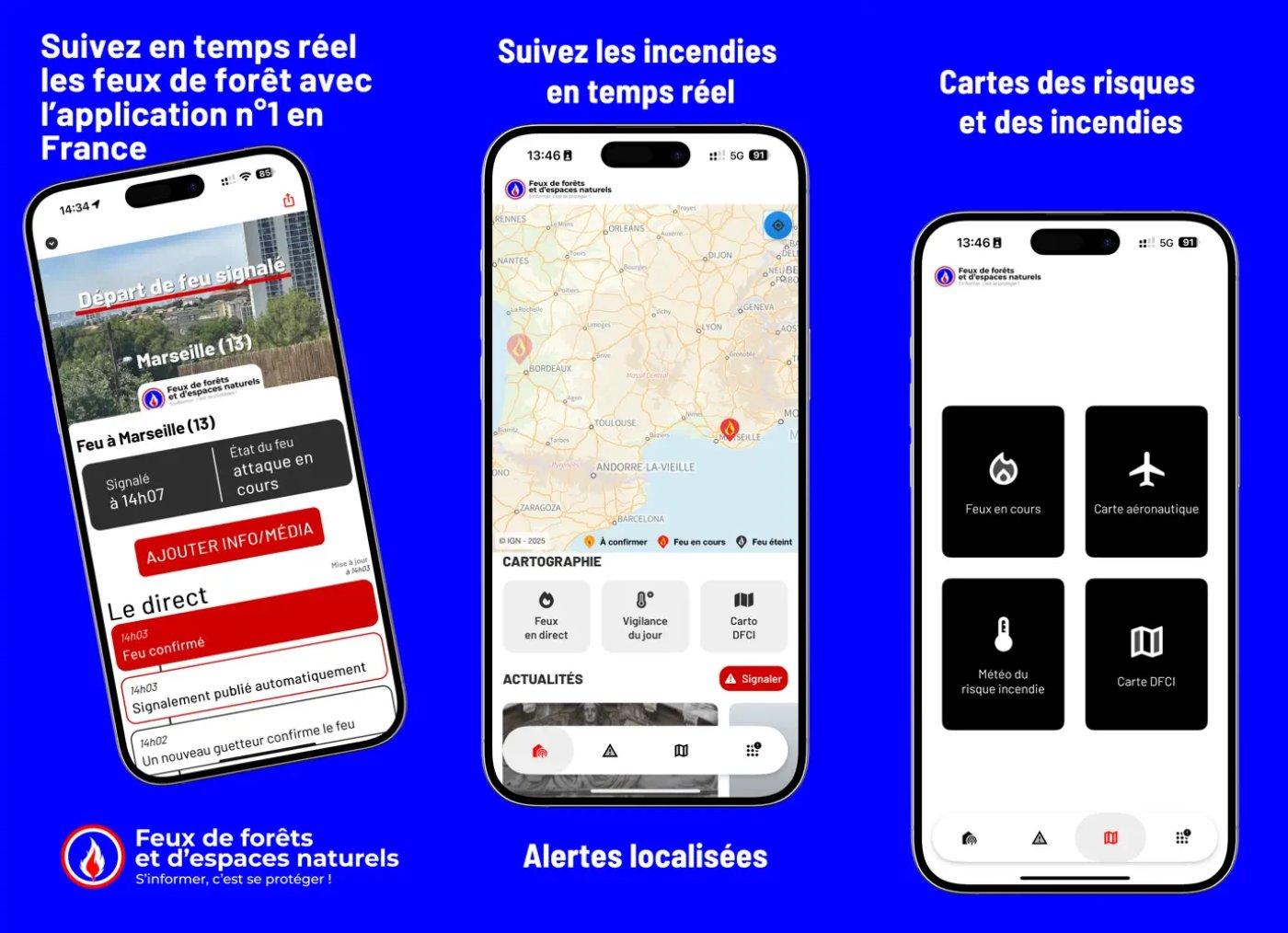 feux de foret capture app ipa iphone