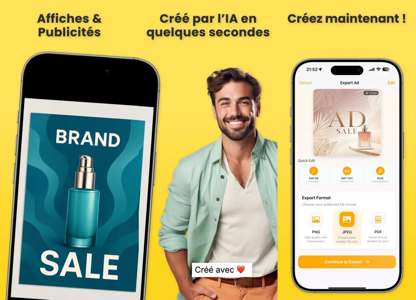 ai poster maker ad creator capture app ipa iphone