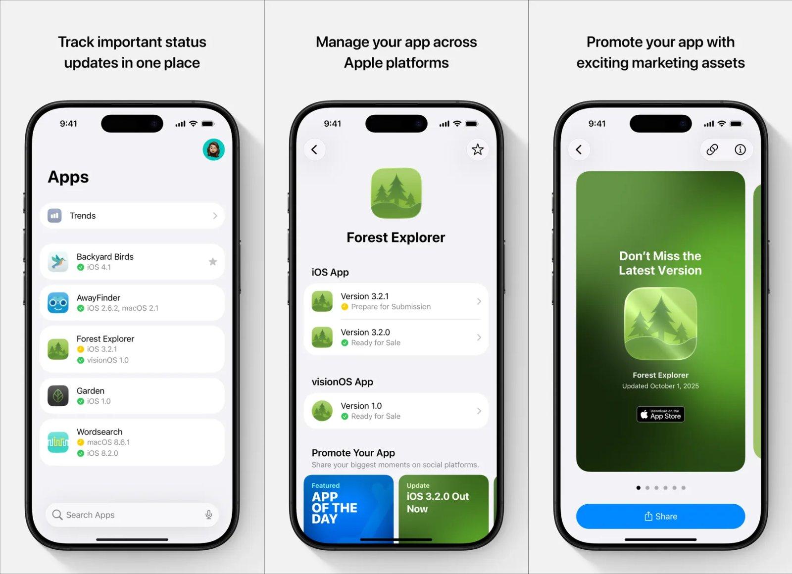app store connect capture app ipa iphone