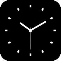 desk clock horloge analogique icon