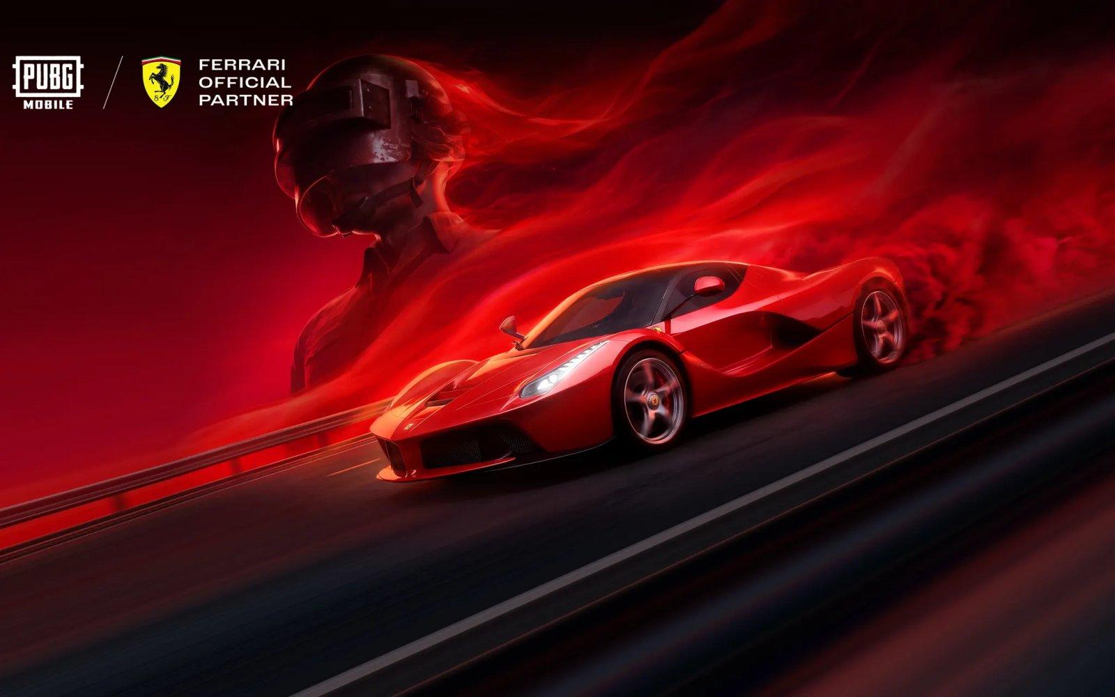 PUBG Mobile X Ferrari : prenez le volant de supercars iconiques sur le champ de bataille