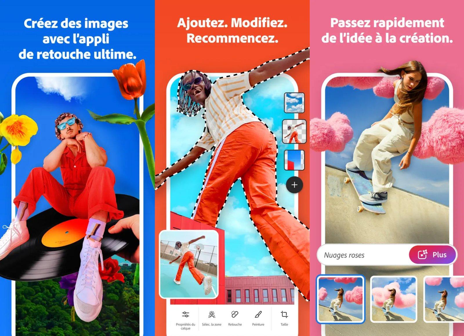 adobe photoshop Editeur photo capture app ipa iphone