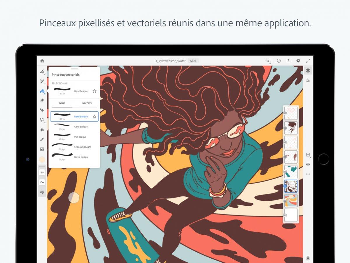  Adobe  Fresco l app de dessin  est disponible sur iPad 