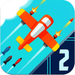 man vs missiles combat icon