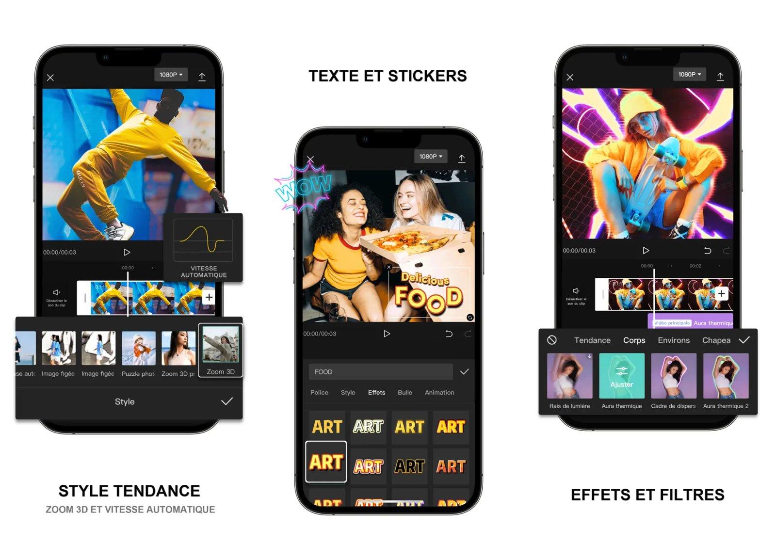 capcut Editeur video photo capture app ipa iphone ipad