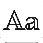 police du clavier ecriture icon