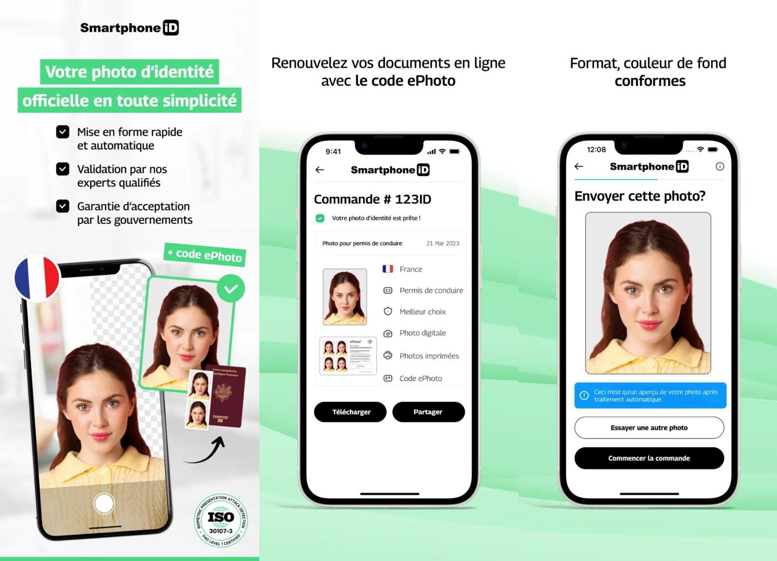 smartphone id photo identite capture app ipa iphone ipad