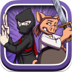 ninja ducks vs pirate pigs icone jeu ipa iphone ipad